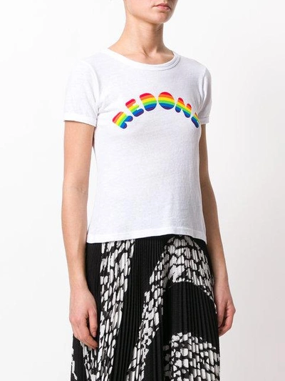 Shop Re/done Rainbow Logo T-shirt