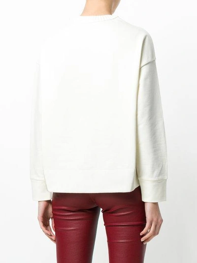 Shop Moncler Classic Jumper In White