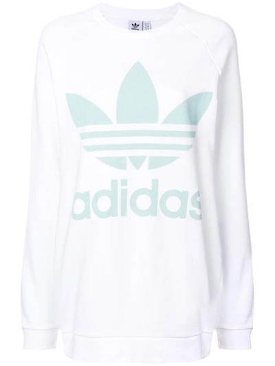 Shop Adidas Originals Logo Patch Sweatshirt