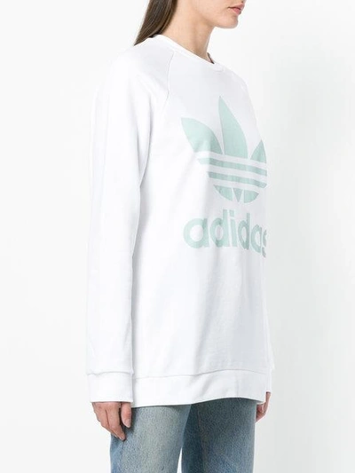 Shop Adidas Originals Logo Patch Sweatshirt