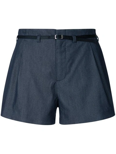 Shop Guild Prime Pleated Shorts - Blue