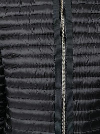 Shop Save The Duck Zipped Padded Jacket In Black