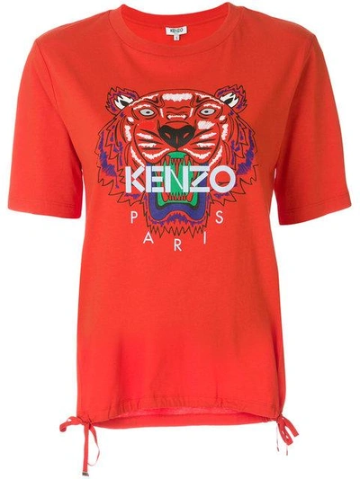 Shop Kenzo Tiger T In Red