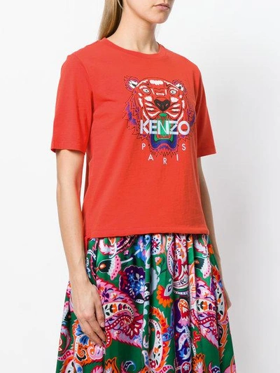 Shop Kenzo Tiger T In Red