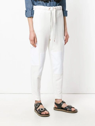Shop See By Chloé Cargo Track Pants - White