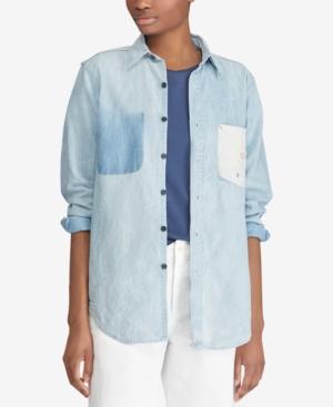 polo ralph lauren denim shirt womens