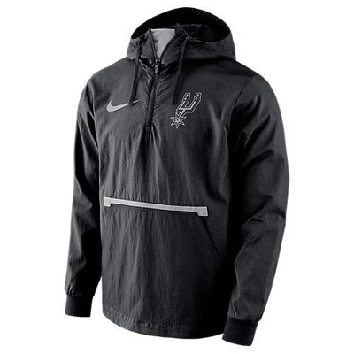 Shop Nike Men's San Antonio Spurs Nba Packable Jacket, Black
