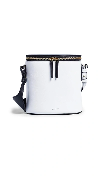 Shop Cuero & Mor Perla Shoulder Bag In White/black