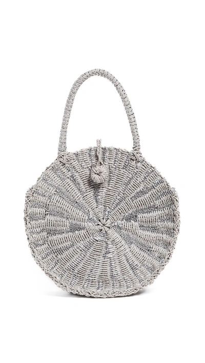 Shop Hat Attack Cooper Round Bag In Silver