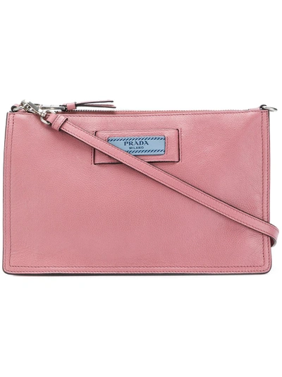 Shop Prada Small Etiquette Bag - Pink & Purple