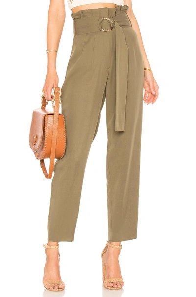 Shop Tularosa Greyson Trouser In Olive