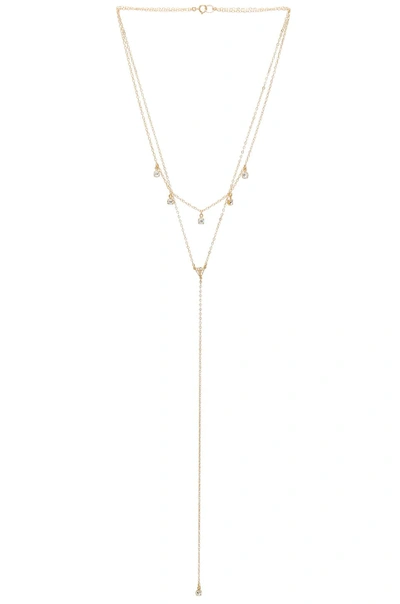 Shop Mimi & Lu Calista Layered Necklace In Gold