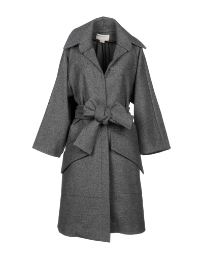 Shop Antonio Berardi Coats In Grey