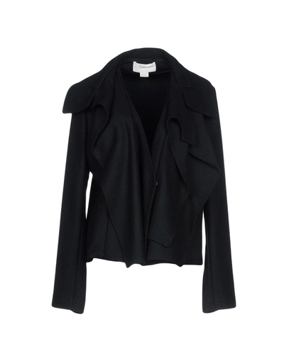 Shop Antonio Berardi Coat In Black