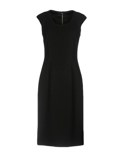 Shop Dolce & Gabbana Knee-length Dresses In Black