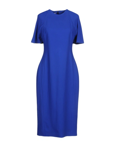 Shop Antonio Berardi Knee-length Dress In Bright Blue
