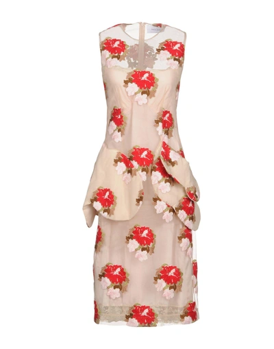 Shop Simone Rocha Knee-length Dresses In Pale Pink