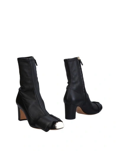 Shop Valentino Ankle Boots In Black