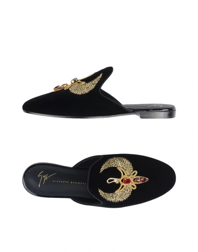 Shop Giuseppe Zanotti Mules In Black