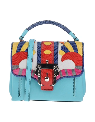 Shop Paula Cademartori Handbags In Sky Blue