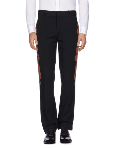 Shop Alexander Mcqueen Casual Pants In Black