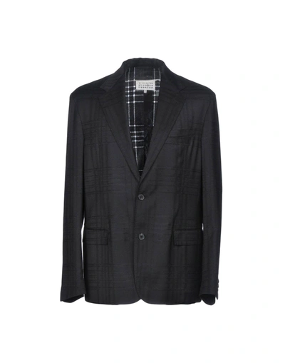 Shop Maison Margiela Blazer In Black