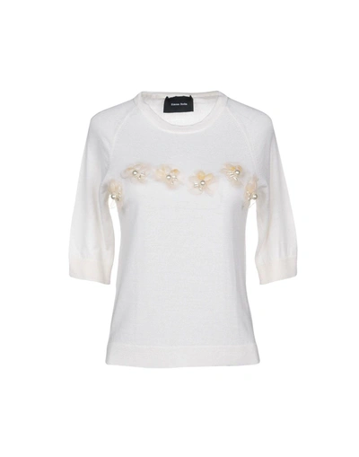 Shop Simone Rocha Sweaters In Ivory