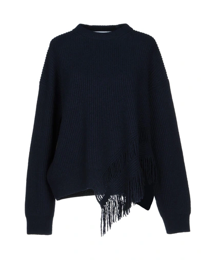 Shop Stella Mccartney Sweaters In Dark Blue
