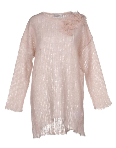 Shop Valentino Garavani Woman Sweater Pink Size Xs Mohair Wool, Polyamide, Elastane