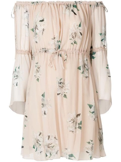 Shop Dondup Floral Print Dress