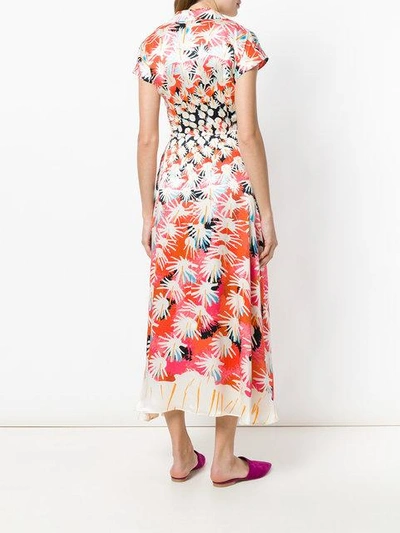 Shop Temperley London Garden Cacti Dress - Pink