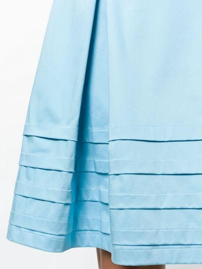 Shop Moschino Flared Skater Dress - Blue