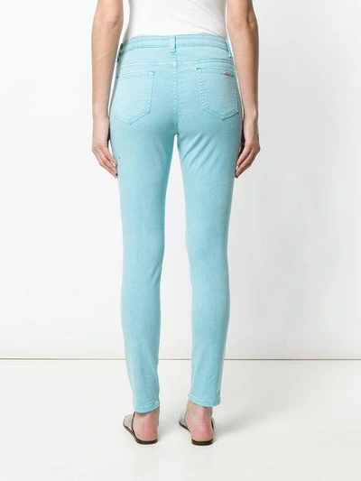 Shop Michael Michael Kors Skinny Jeans In Blue
