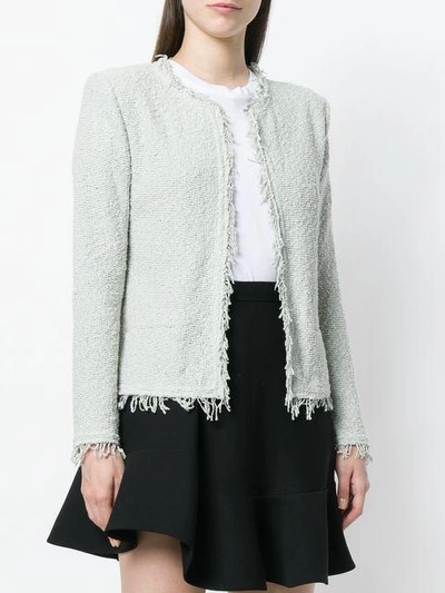 Shop Iro Frayed Cropped Jacket