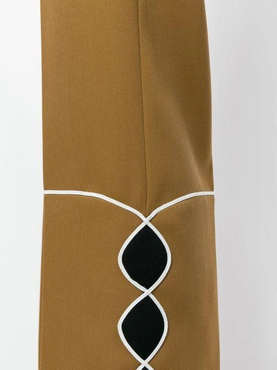 Shop Calvin Klein 205w39nyc Mariachi Trousers In Brown