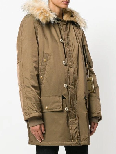 Shop Marc Jacobs Snorkel Coat In Brown
