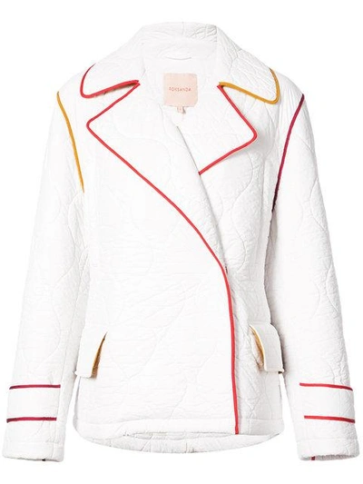 Shop Roksanda Quilted Jacket In White