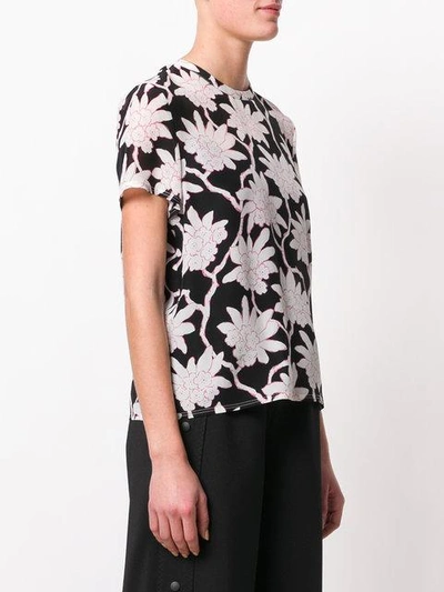 Valentino Popflowers Print Top - Black In Black