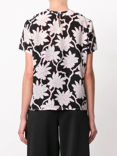 Valentino Popflowers Print Top - Black In Black