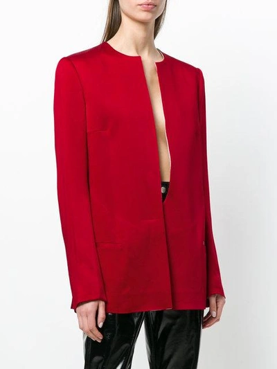 Shop Haider Ackermann Structured Blazer In Red