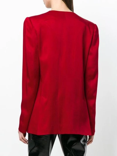 Shop Haider Ackermann Structured Blazer In Red