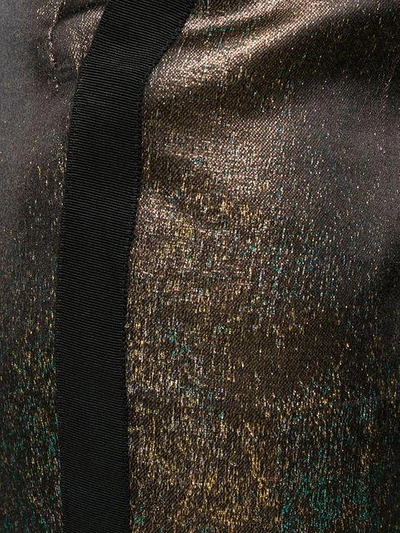 Shop A.f.vandevorst Metallic Sheen Cropped Trousers