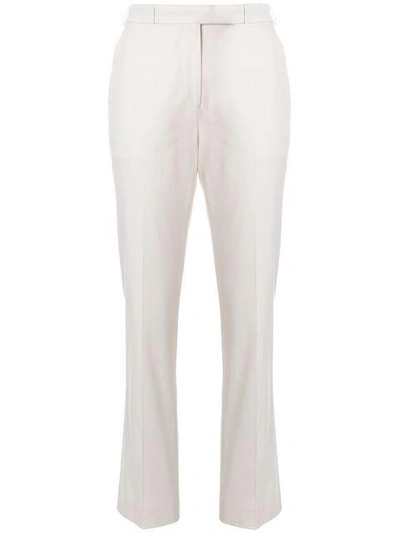 Shop Etro Cropped Trousers - White