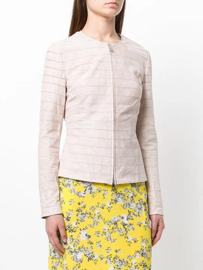 Shop Desa Collection Fitted Panel Jacket In Pink