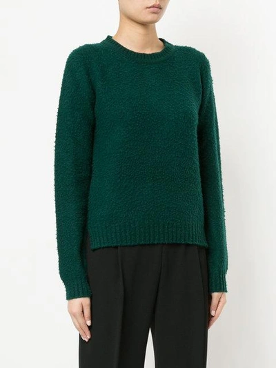 Shop The Gigi Round-neck Sweater - Green