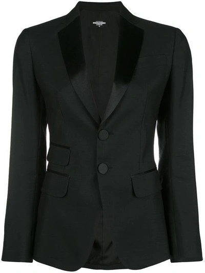 Shop Dsquared2 Classic Fitted Blazer