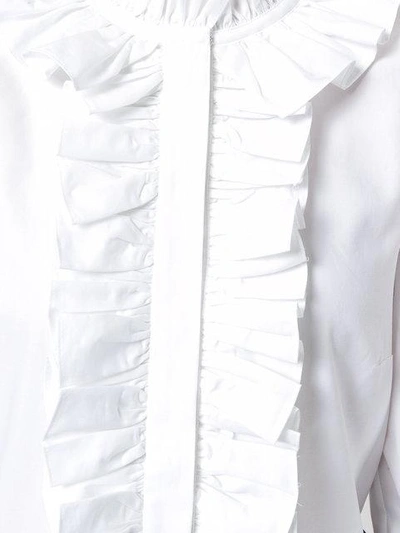 Shop Stella Mccartney Ruffled Blouse In White