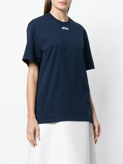 超大款logo印花T恤