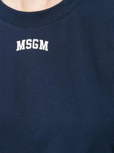 超大款logo印花T恤