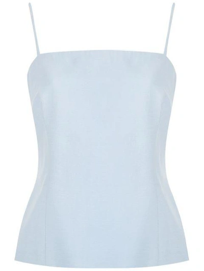 Shop Giuliana Romanno Spaghetti Straps Top - Blue